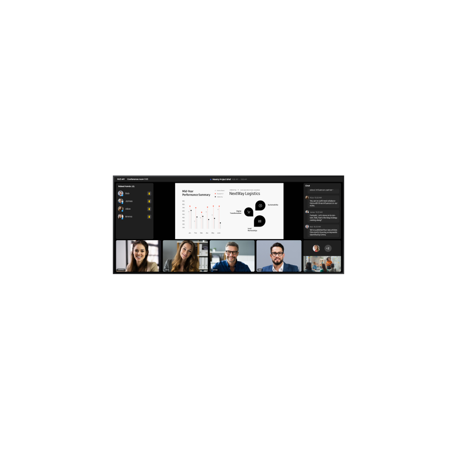 27178-Samsung LH105QPD5BGXEN pantalla de senalizacion 2,67 m (105") Wifi 500 cd / m2 5K Ultra HD Negro Tizen 7.0 24/7