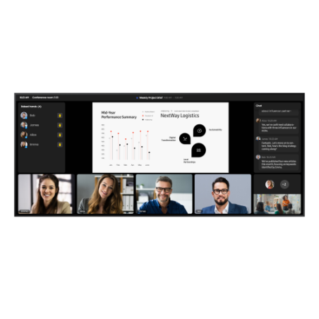 27178-Samsung LH105QPD5BGXEN pantalla de senalizacion 2,67 m (105") Wifi 500 cd / m2 5K Ultra HD Negro Tizen 7.0 24/7