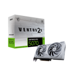 27193-MSI GeForce RTX5070 VENTUS 2X OC White NVIDIA GeForce RTX 5070 12 GB GDDR7
