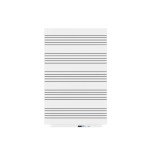 2721-PIZARRA SKINMUSIC 75X115CM LACADA BLANCO CON PENTAGRAMA ROCADA 6420RM