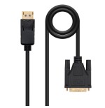 27251-Nanocable Cable conversor DISPLAYPORT a DVI, DP/M - DVI/M, Negro, 2.0 M