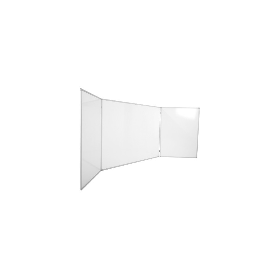 2726-PIZARRA TRIPTICA VITRIFICADA BLANCA 240X90 (120X90 CERRADA) ROCADA 6728