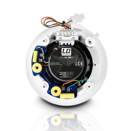 27328-LD SYSTEMS INTEGRATION SERIE CONTRACTOR (LDCICS52100V) 5.25" 2-WAY IN-CEILING SPEAKER 100 V WARRANTY 2 YEARS (PU8)