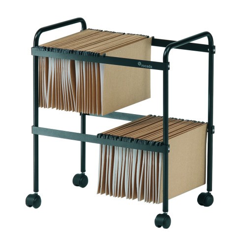 2733-CARRO CARPETAS COLGANTES FOLIO NEGRO ROCADA 300