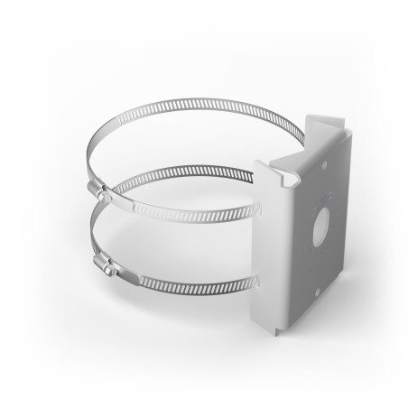 27395-LD SYSTEMS INTEGRATION SERIE DQOR (LDDQORPBW) POLE MOUNT BRACKET FOR DQOR SERIES, WHITE WARRANTY 5 YEARS (PU10)