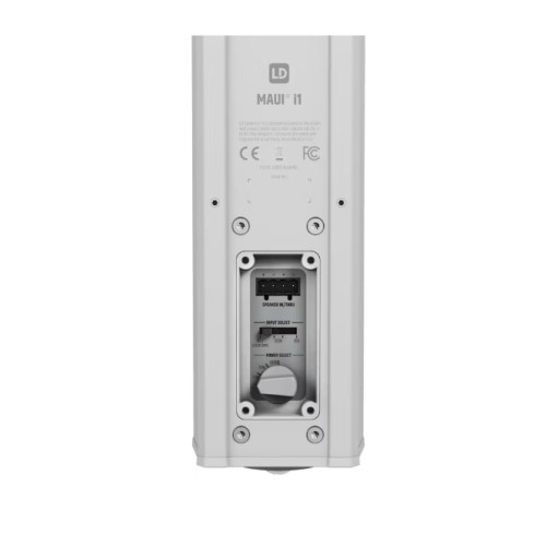 27401-LD SYSTEMS INTEGRATION SERIE MAUI (LDMAUII1W) PASSIVE INDOOR/OUTDOOR INSTALLATION COLUMN LOUDSPEAKER, WHITE WARRAN