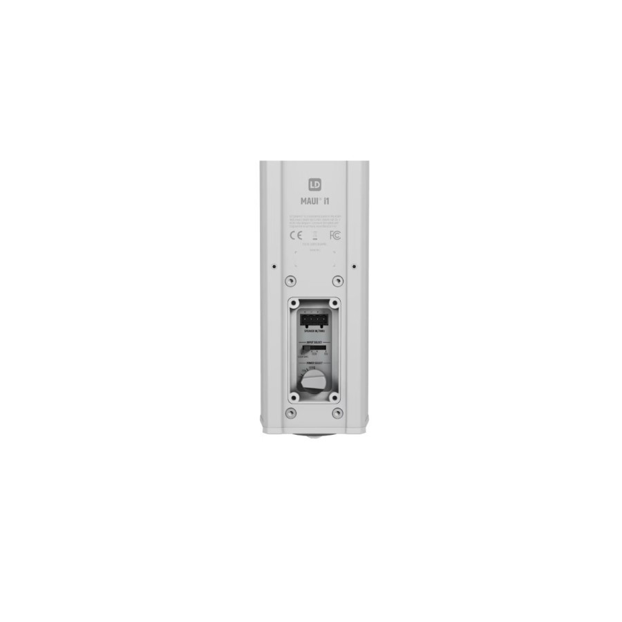27401-LD SYSTEMS INTEGRATION SERIE MAUI (LDMAUII1W) PASSIVE INDOOR/OUTDOOR INSTALLATION COLUMN LOUDSPEAKER, WHITE WARRAN