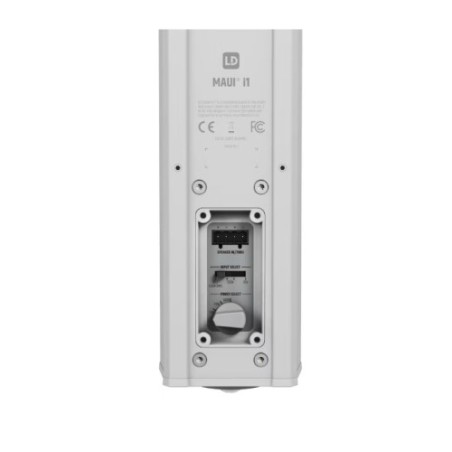 27401-LD SYSTEMS INTEGRATION SERIE MAUI (LDMAUII1W) PASSIVE INDOOR/OUTDOOR INSTALLATION COLUMN LOUDSPEAKER, WHITE WARRAN