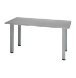 2741-MESA MODULAR RECTANGULAR COLOR GRIS 140X70CM ROCADA 7502N