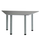 2744-MESA MODULAR TRAPEZOIDAL COLOR GRIS 140X70CM ROCADA 7520N