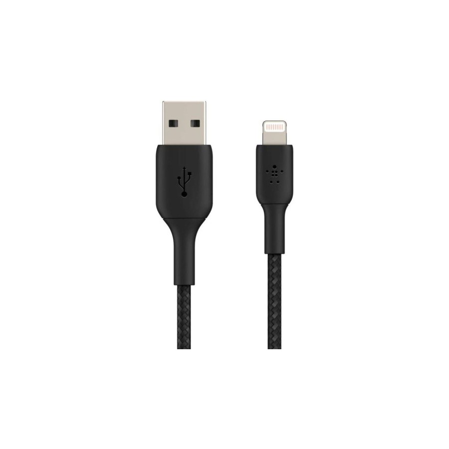 27503-Belkin CAA002BT2MBK cable de conector Lightning 2 m Negro