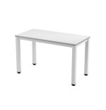 2751-MESA DE OFICINA SERIE EXECUTIVE 120X60 BLANCO / GRIS ROCADA 2000AM02
