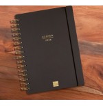 27510-AGENDA 16 MESES SEPTIEMBRE 2025-DICIEMBRE 2026 HAIKU E10-155X212 SEMANA VISTA HORIZONTAL NEGRO+ FINOCAM 627400126