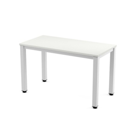 2752-MESA DE OFICINA SERIE EXECUTIVE 120X60 BLANCO / BLANCO ROCADA 2000AM04
