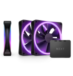 27563-NZXT F120 RGB DUO Triple Pack Carcasa del ordenador Ventilador 12 cm Negro 3 pieza(s)