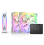 27565-NZXT F120 RGB DUO Triple Pack Carcasa del ordenador Ventilador 12 cm Blanco 3 pieza(s)
