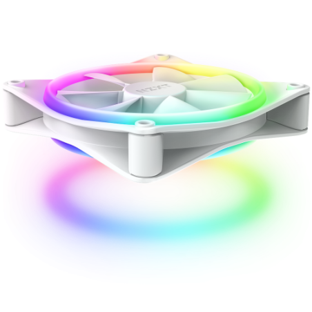 27566-NZXT F120 RGB DUO Triple Pack Carcasa del ordenador Ventilador 12 cm Blanco 3 pieza(s)