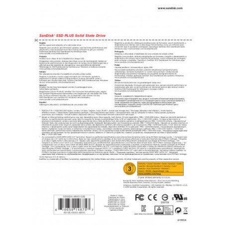 27568-SanDisk Plus 480 GB Serial ATA III SLC