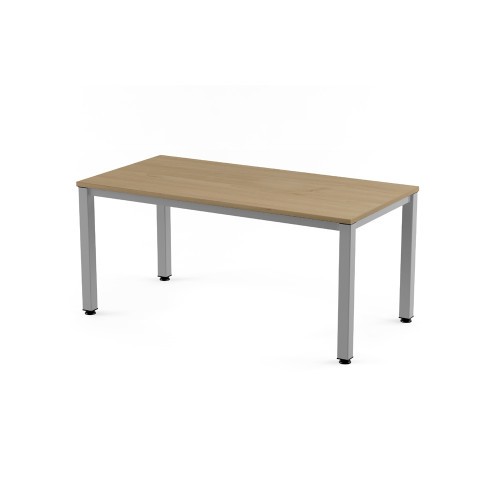 2757-MESA DE OFICINA SERIE EXECUTIVE 140X80 GRIS / ROBLE ROCADA 2001AD08