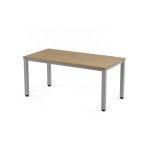 2757-MESA DE OFICINA SERIE EXECUTIVE 140X80 GRIS / ROBLE ROCADA 2001AD08