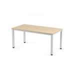 2758-MESA DE OFICINA SERIE EXECUTIVE 140X80 BLANCO/ HAYA ROCADA 2001AM01