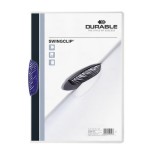 27580-DOSSIER CON CLIP SWINGCLIP 30 H A4 AZUL DURABLE 2260-07