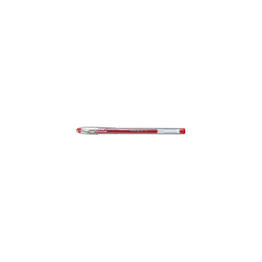 276-BOLIGRAFO ROLLER GEL G-1 0.5MM ROJO PILOT BL-G1-5TR