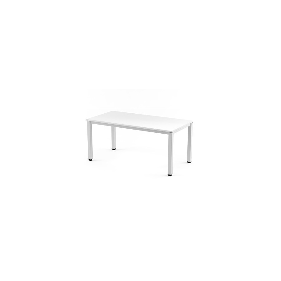 2760-MESA DE OFICINA SERIE EXECUTIVE 140X80 BLANCO / BLANCO ROCADA 2001AM04