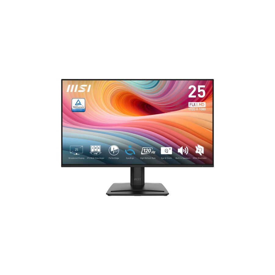 27631-MSI PRO MP251 E2 pantalla para PC 62,2 cm (24.5") 1920 x 1080 Pixeles Full HD LED Negro