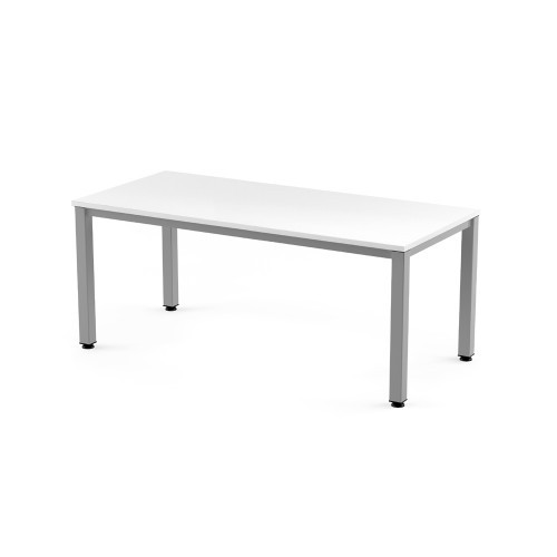 2764-MESA DE OFICINA SERIE EXECUTIVE 160X80 GRIS / BLANCO ROCADA 2002AD04