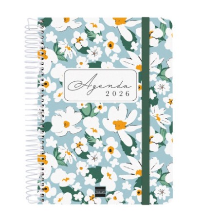 27649-AGENDA 16 MESES SEPTIEMBRE 2025-DICIEMBRE 2026 CLOE E10-155X212 SEMANA VISTA HORIZONTAL VERDE+ FINOCAM 627100326