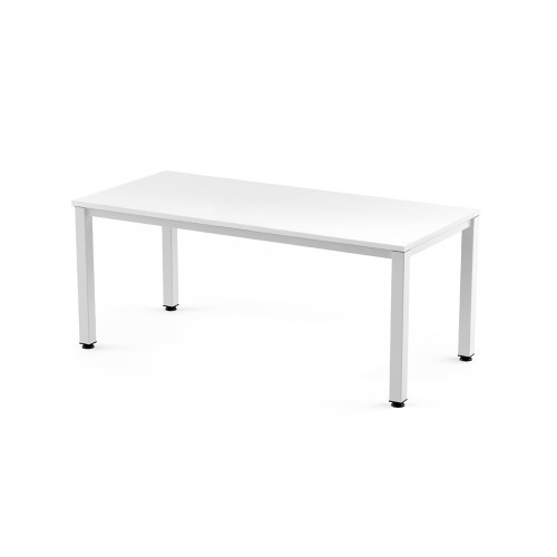 2768-MESA DE OFICINA SERIE EXECUTIVE 160X80 BLANCO/BLANCO ROCADA 2002AM04