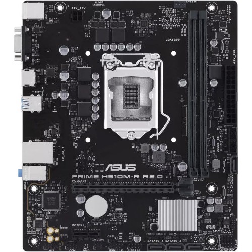 27688-PLACA ASUS PRIME H510M-R-SI R2.0 (BULK),INTEL,1200,H510,2DDR4,64GB,VGA+DVI+HDMI,GBLAN,4SATA3,3USB3.2,MATX