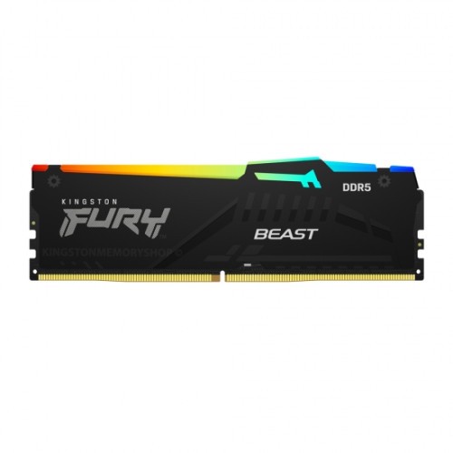 27735-MEMORIA KINGSTON FURY BEAST RGB DDR5 8GB 4800MT/S  CL38  KF5