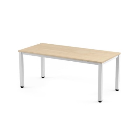 2774-MESA DE OFICINA SERIE EXECUTIVE 180X80 BLANCO/ HAYA ROCADA 2003AM01