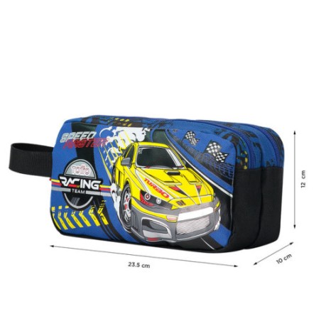 27751-ESTUCHE ESCOLAR DE CARRERAS DE COCHES TOTTO AJ52VLC001-2310-6J7U