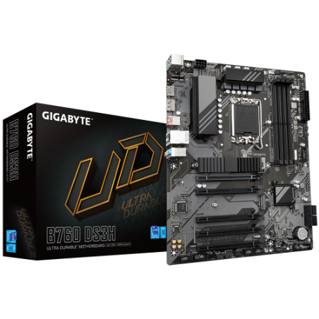 27763-Gigabyte B760 DS3H placa base Intel B760 Express LGA 1700 ATX