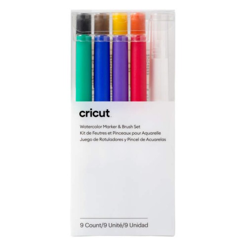 27772-Cricut 2009979 marcador 8 pieza(s) Negro, Azul, Verde, Naranja, Purpura, Rojo, Amarillo