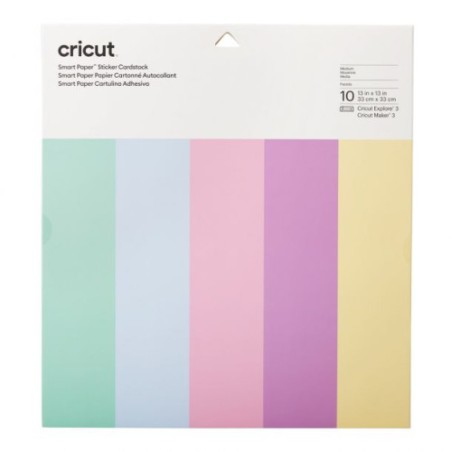 27786-Cricut Sticker Cardstock, Pastels pegatina para ninos