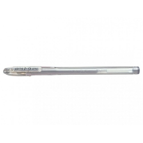 278-BOLIGRAFO ROLLER GEL G-1 0.7MM PLATA PILOT BL-G1-7T-S