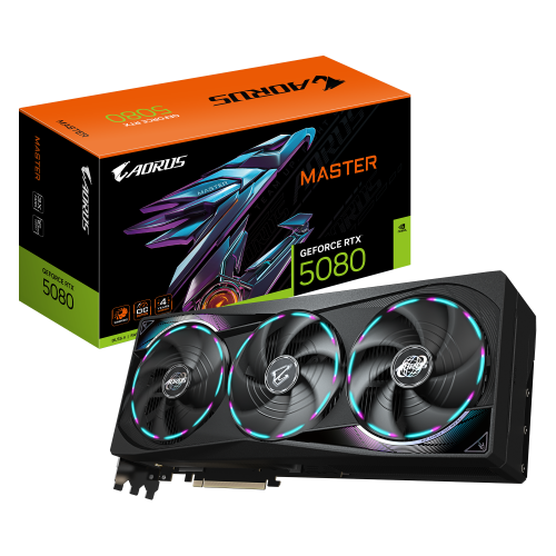 27815-GIGABYTE GeForce RTX 5080 GAMING OC 16G Tarjeta Grafica - 16GB GDDR7, 256 bits, PCI-E 5.0, 2805MHz Core Clock, 3 x