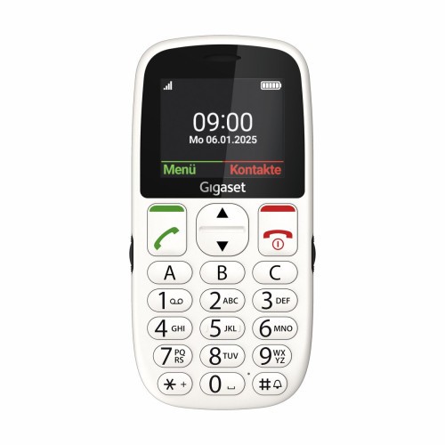 27848-Gigaset GL395 5,59 cm (2.2") 90 g Blanco Telefono para personas mayores