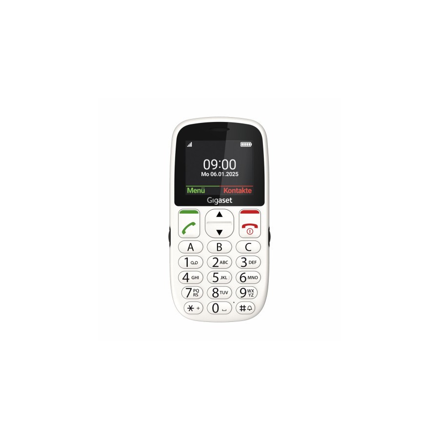 27848-Gigaset GL395 5,59 cm (2.2") 90 g Blanco Telefono para personas mayores