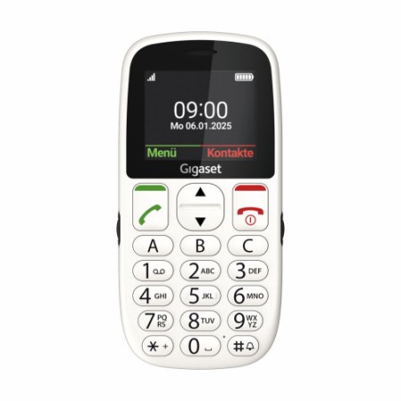 27848-Gigaset GL395 5,59 cm (2.2") 90 g Blanco Telefono para personas mayores