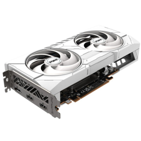 27861-VGA SAPPHIRE PURE RX 9060 XT GAMING OC,AMD,RX9060XT,16GB,GDDR6,128BIT,2HDMI+2DP,ARGB,COLOR BLANCO (3 VENTILADORES)
