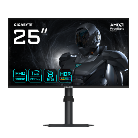 27870-GIGABYTE G25F2 Monitor Gaming 24,5" FHD - 1920 x 1080, 200Hz, 1ms, 300 cd/m2, DisplayHDR 10, HDMI 2.0, DisplayPort