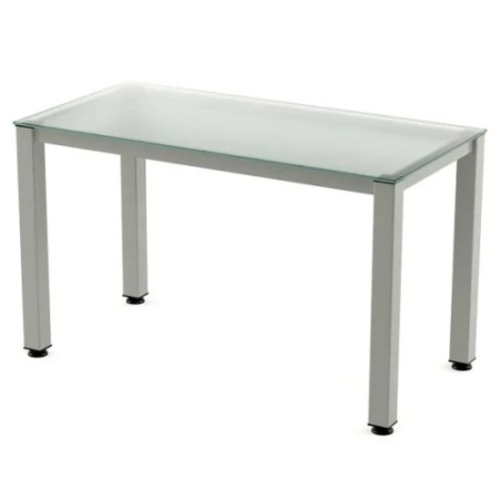 2788-MESA DE OFICINA SERIE EXECUTIVE 200X100 GRIS / BLANCO ROCADA 2005AD04