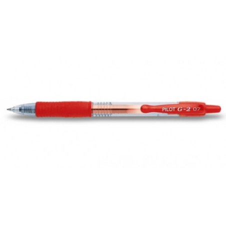 279-BOLIGRAFO ROLLER GEL RETRAC.G-2 ROJO PILOT BL-G2-7-R