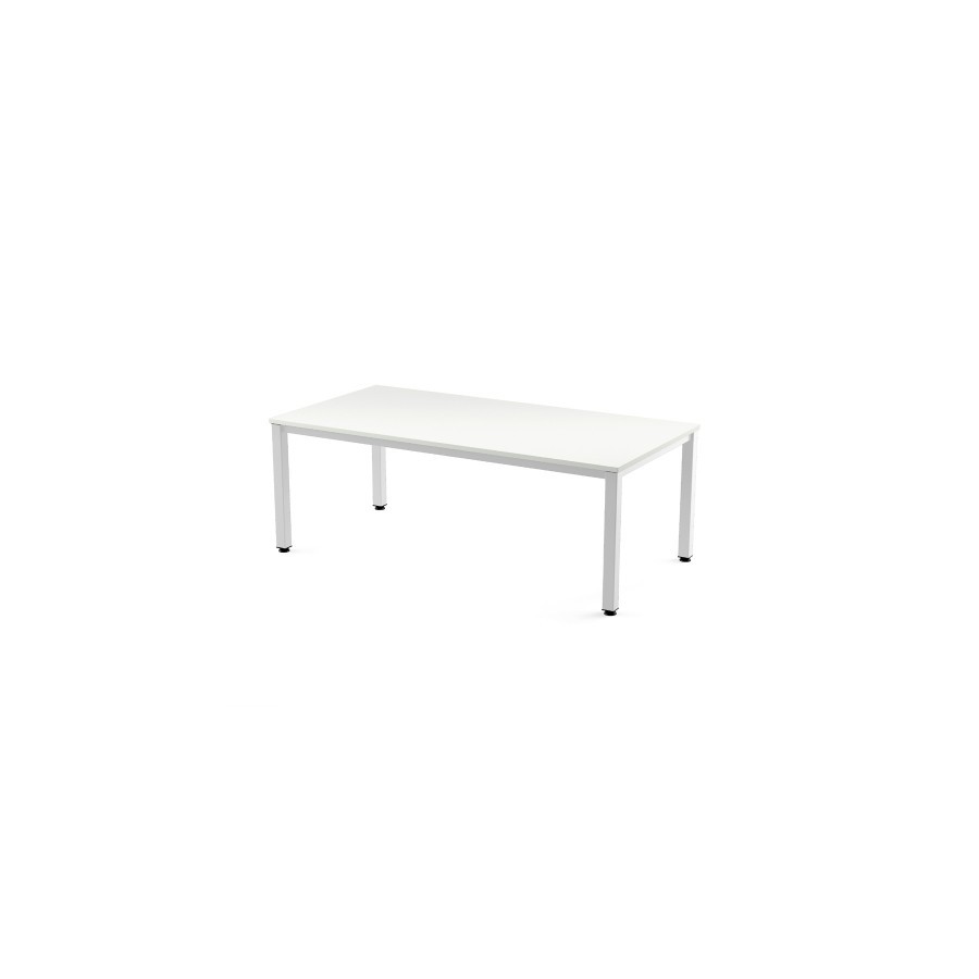 2792-MESA DE OFICINA SERIE EXECUTIVE 200X100 BLANCO/BLANCO ROCADA 2005AM04