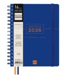 27940-AGENDA 16 MESES SEPTIEMBRE 2025-DICIEMBRE 2026 TEMPUS 4o 155X212 SEMANA VISTA VERTICAL AZUL+ FINOCAM 626600426